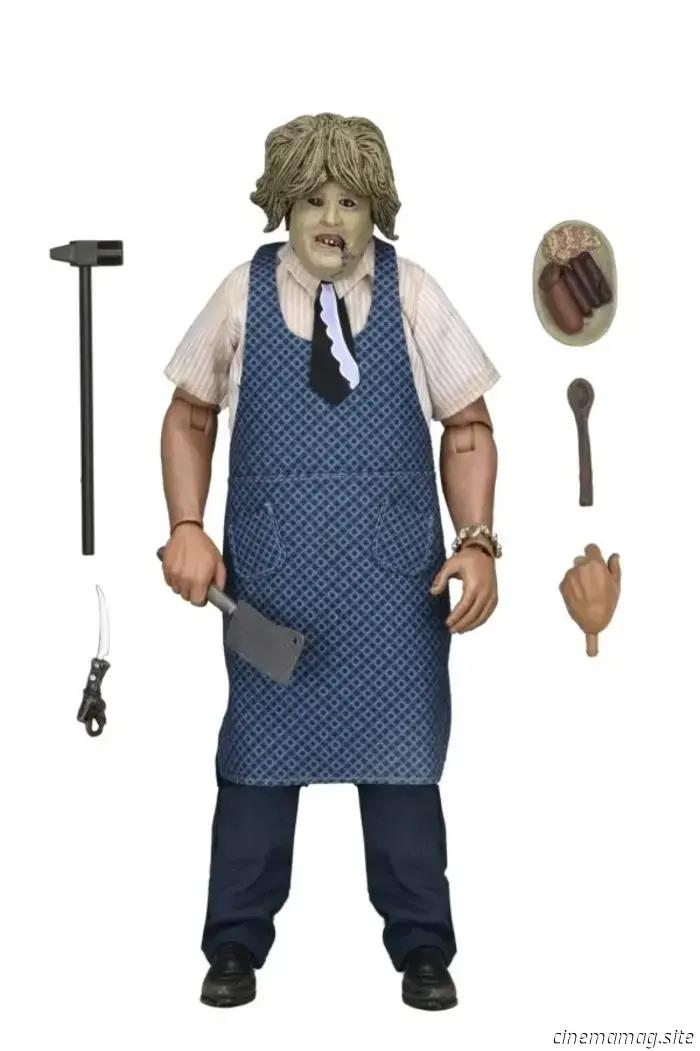 NECA introduces new figures of Leatherface from the Texas Chain Saw Massacre.