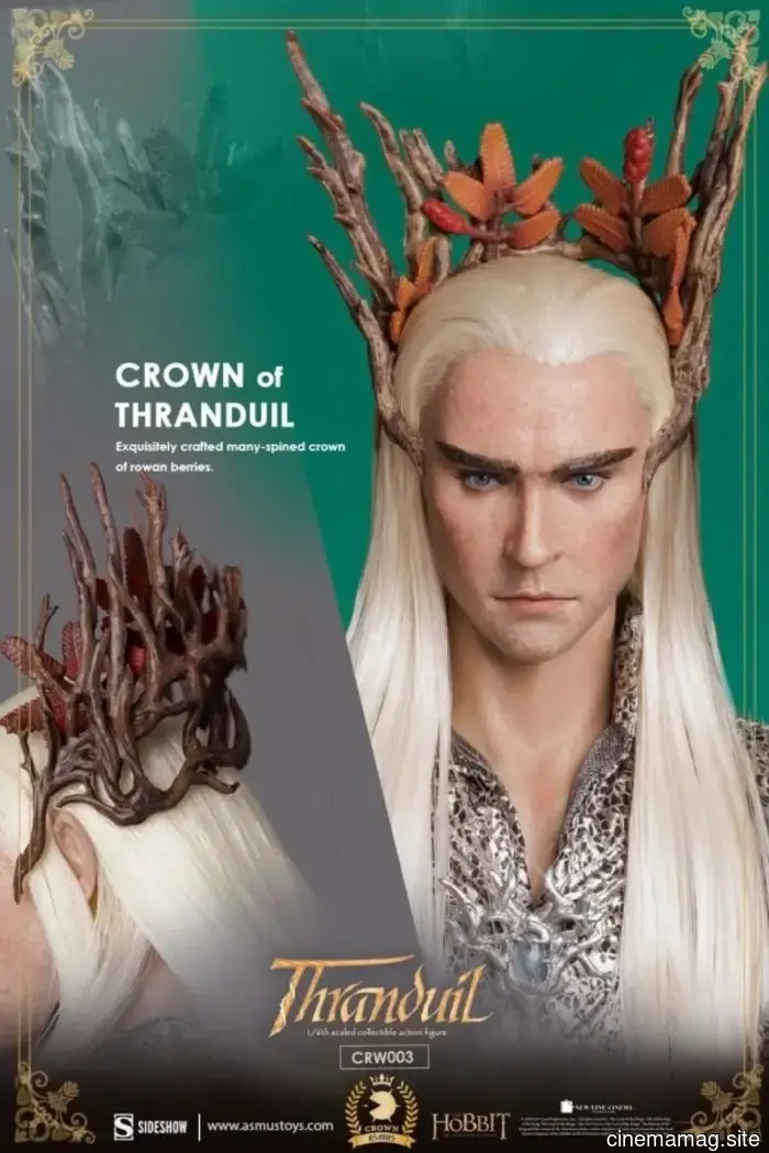 Asmus Toys presenta la figura coleccionable de Thranduil de Lee Pace de El Hobbit.