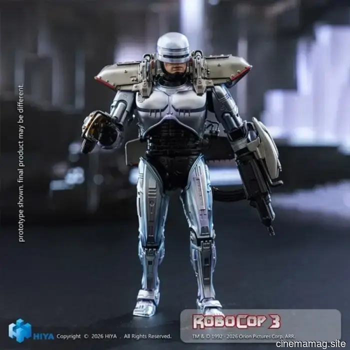 Hiya Toys introduces the RoboCop 3 Exquisite Super Series action figure.