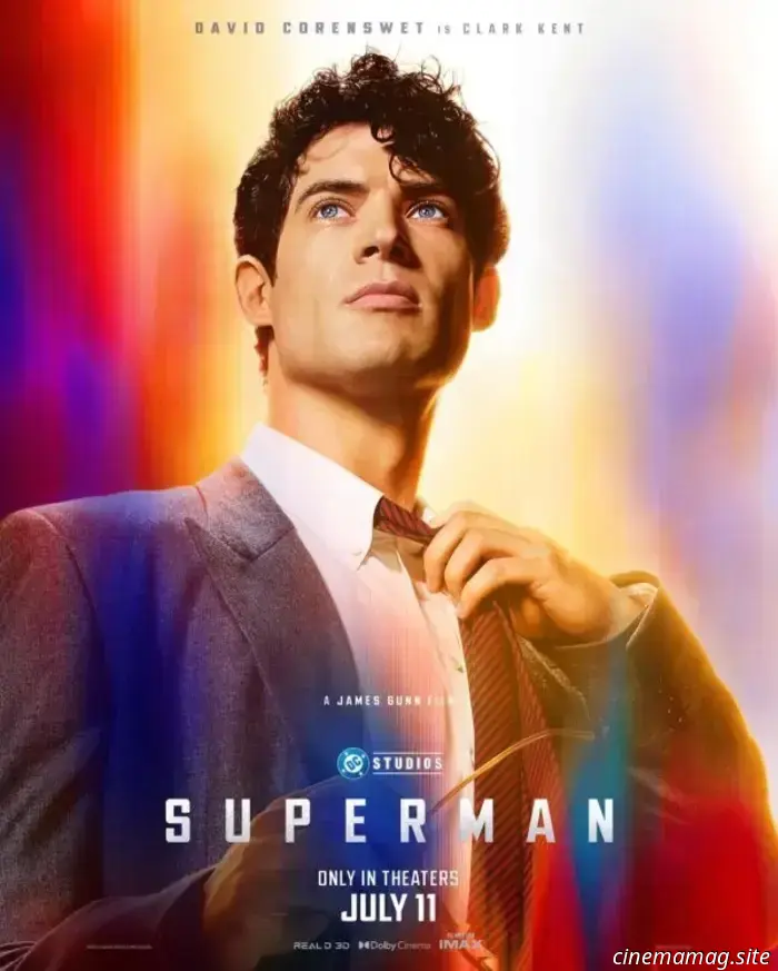 Incontra la stampa con i nuovi poster dei personaggi di Superman