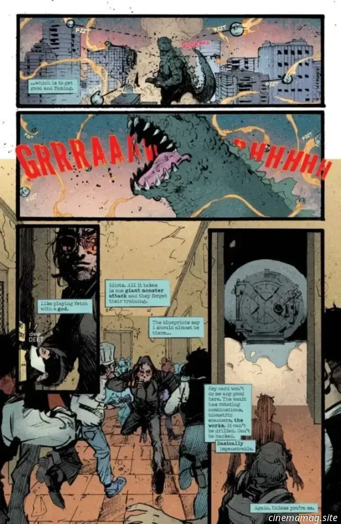 Godzilla: Heist #1 - Avance de cómic