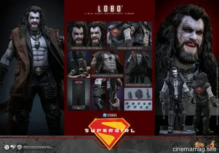 Lobo becomes a part of Hot Toys' Supergirl movie lineup with a sixth scale action figure.
