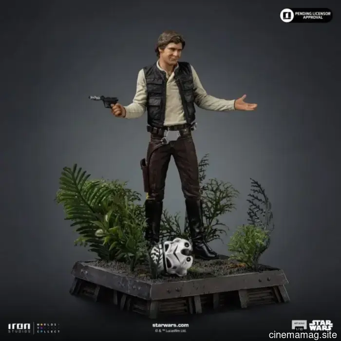 Iron Studios reveals a new collectible statue of Han Solo from Star Wars: Episode VI – Return of the Jedi.