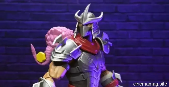 NECA introduces the Shredder action figure from the Fortnite x Teenage Mutant Ninja Turtles collaboration.