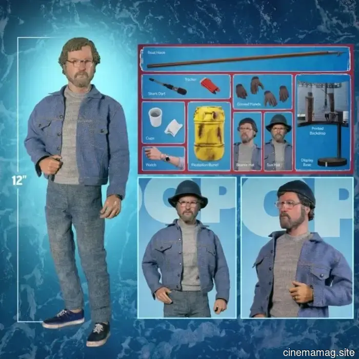 Quint e Hooper, figure in scala sei di Jaws svelate da Factory Entertainment