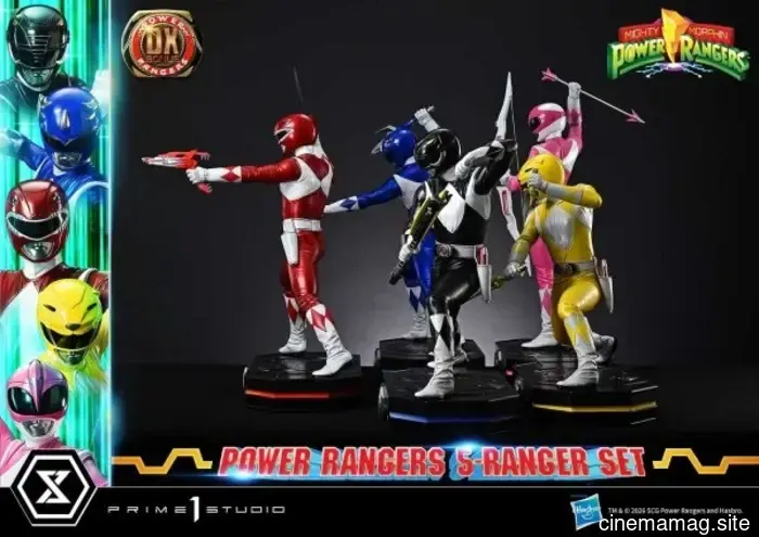 Prime 1 Studio has revealed the Mighty Morphin Power Rangers 5-Ranger Premium Masterline Series collectible set.