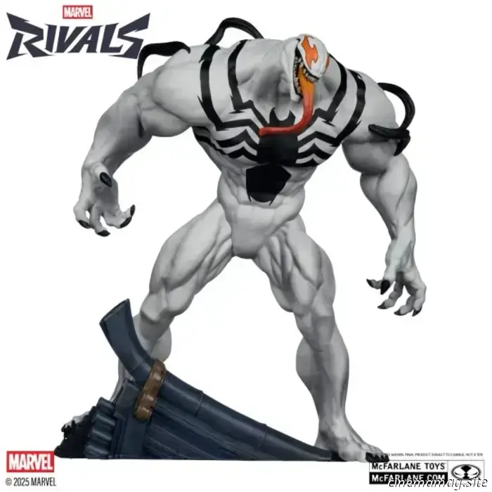 McFarlane Toys presentó las figuras coleccionables de Hulk y Venom de Marvel Rivals.