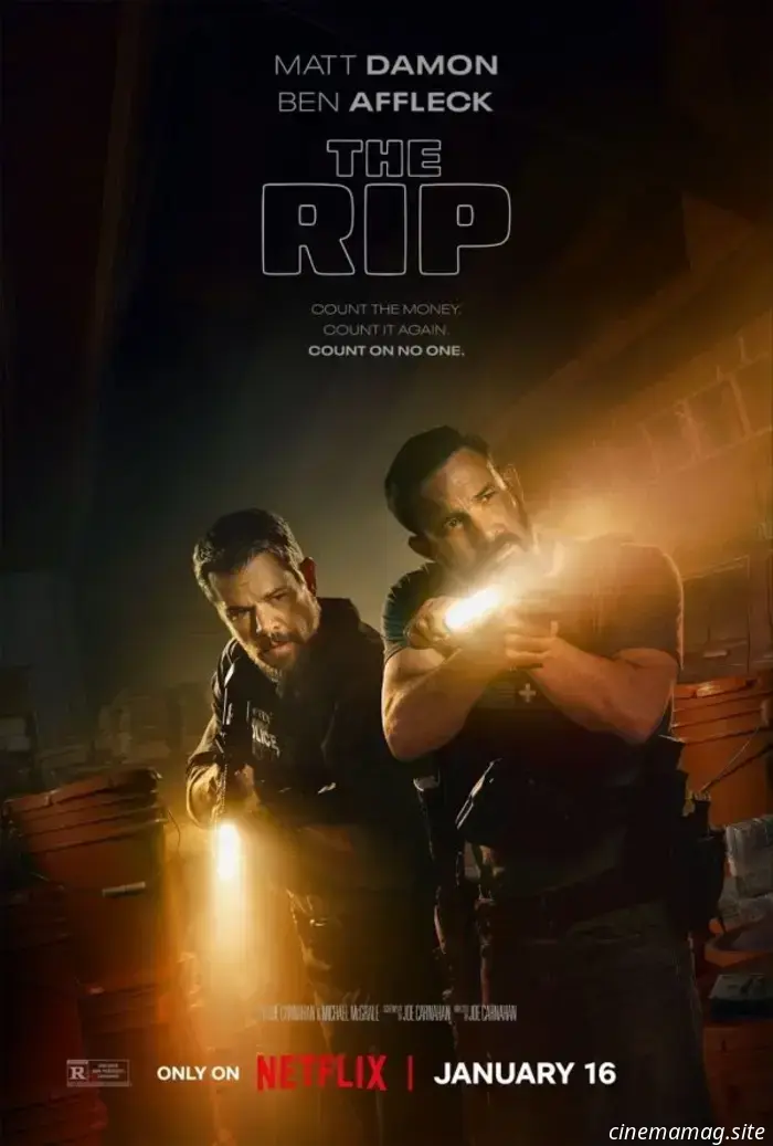 Netflix has released the trailer for The Rip, featuring Ben Affleck and Matt Damon.