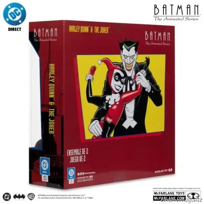 Batman: The Animated Series Harley Quinn & The Joker Mad Love Two-Pack