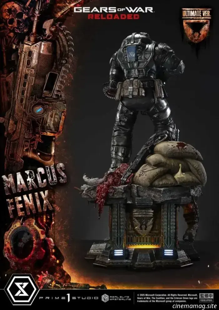 Gears of War: Reloaded: la statua da collezione Marcus Fenix Real Elite Masterline svelata da Prime 1 Studio
