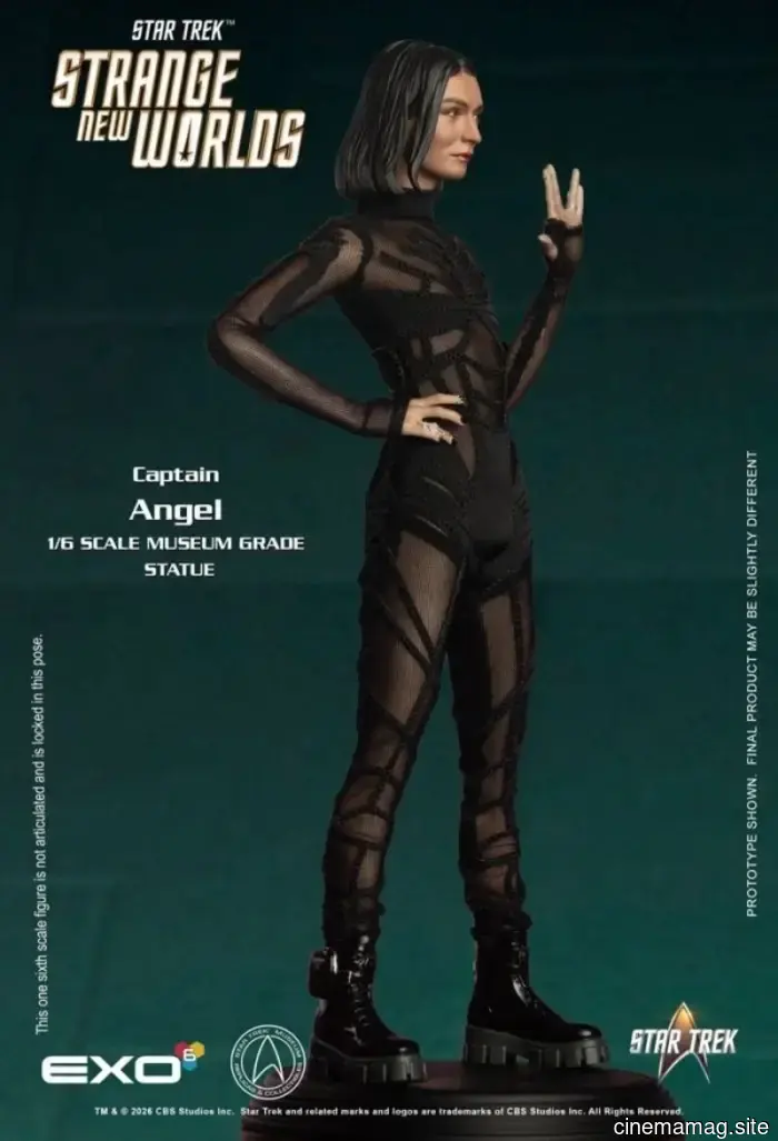 EXO-6 has revealed the sixth scale statue of Captain Angel from Star Trek: Strange New Worlds.