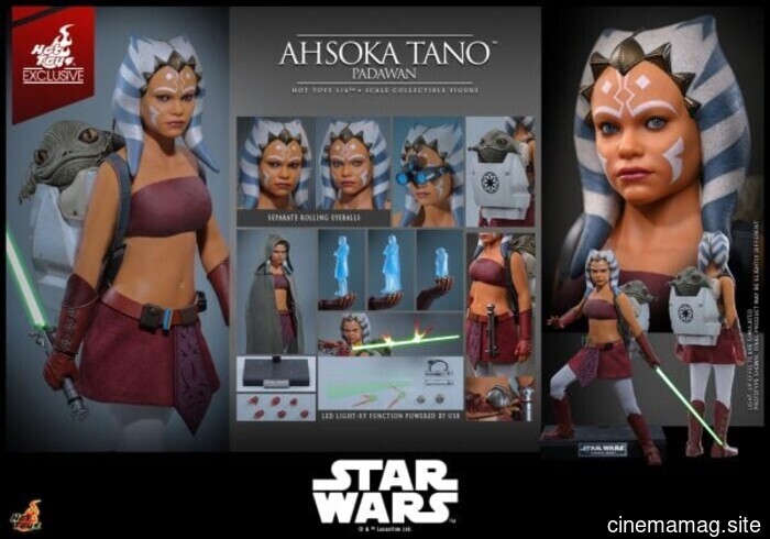 Star Wars Ahsoka Tano (Padawan) figura in scala sesta svelata da Hot Toys