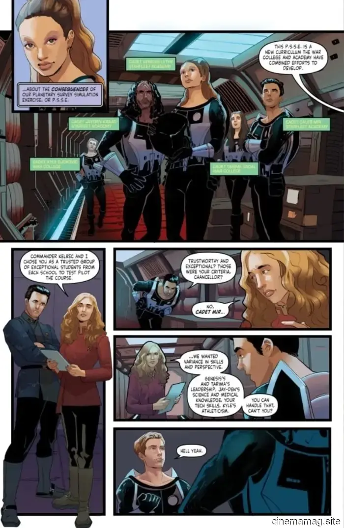 Vista previa del cómic – Star Trek: Academia de la Flota Estelar – Contacto Perdido #1