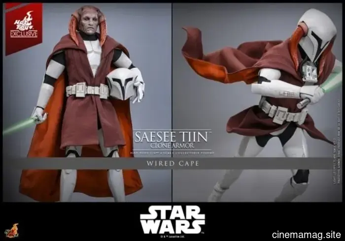 Hot Toys has revealed a sixth scale figure of Saesee Tiin and Clone Commando Sev from Star Wars: The Clone Wars.