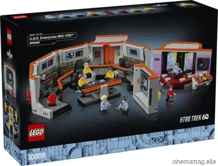 The LEGO Star Trek: U.S.S. Enterprise NCC-1701 Bridge set is set to be released in September.