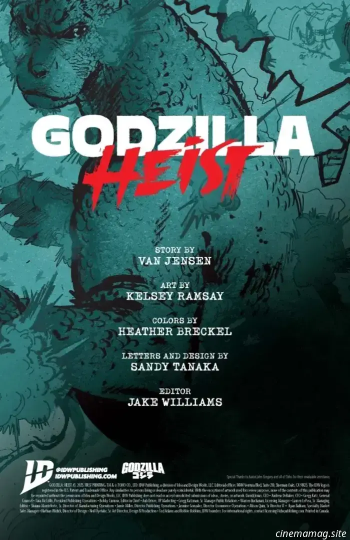 Godzilla: Heist #3 - Comic Book Sneak Peek