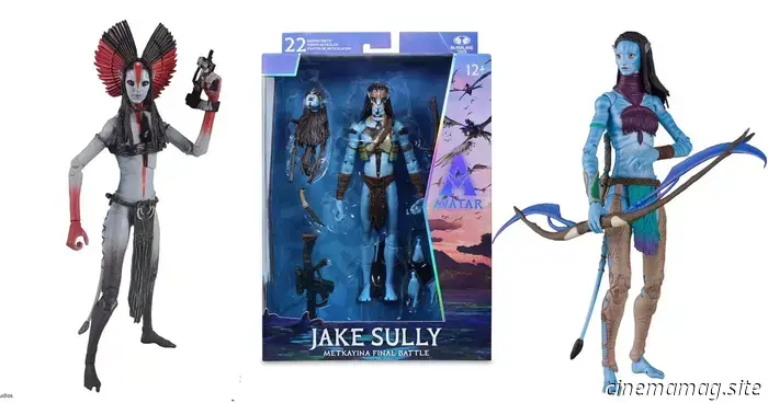 Figuras de acción de Avatar: Fire and Ash presentadas por McFarlane Toys