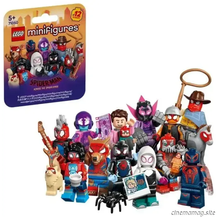 LEGO reveals Spider-Man: Across the Spider-Verse collectible minifigures.