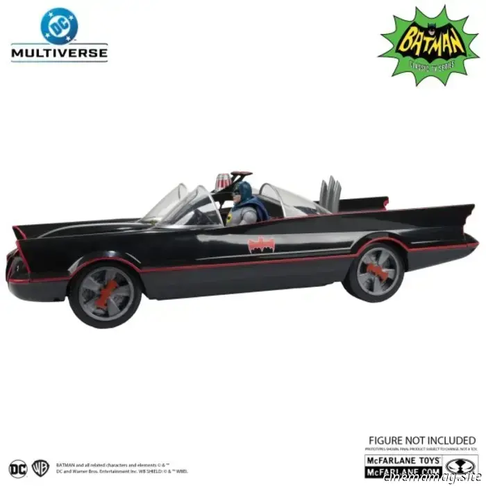 La Batmobile della serie TV classica di Batman entra a far parte della linea DC Multiverse di McFarlane Toys.