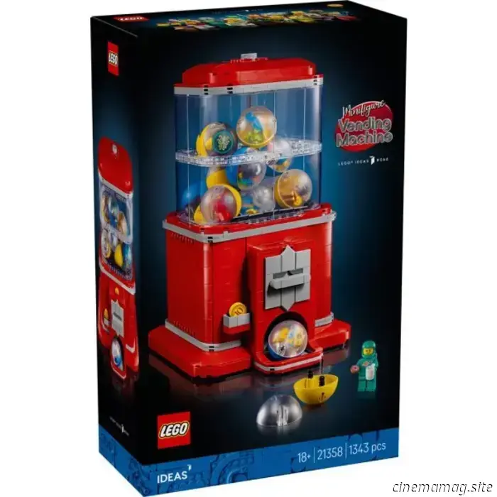 LEGO Ideas Minifigure Vending Machine set unveiled ahead of its June launch.