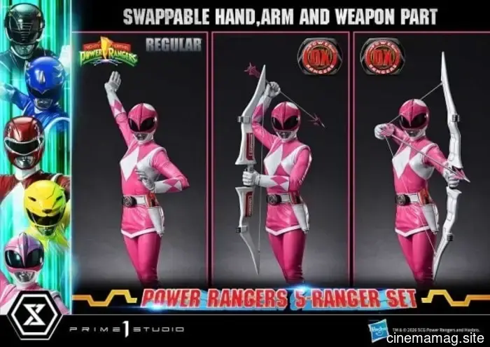 Prime 1 Studio has revealed the Mighty Morphin Power Rangers 5-Ranger Premium Masterline Series collectible set.