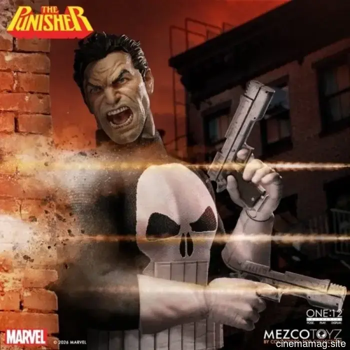El Castigador se une al One:12 Collective con una nueva figura de acción de Mezco Toyz.