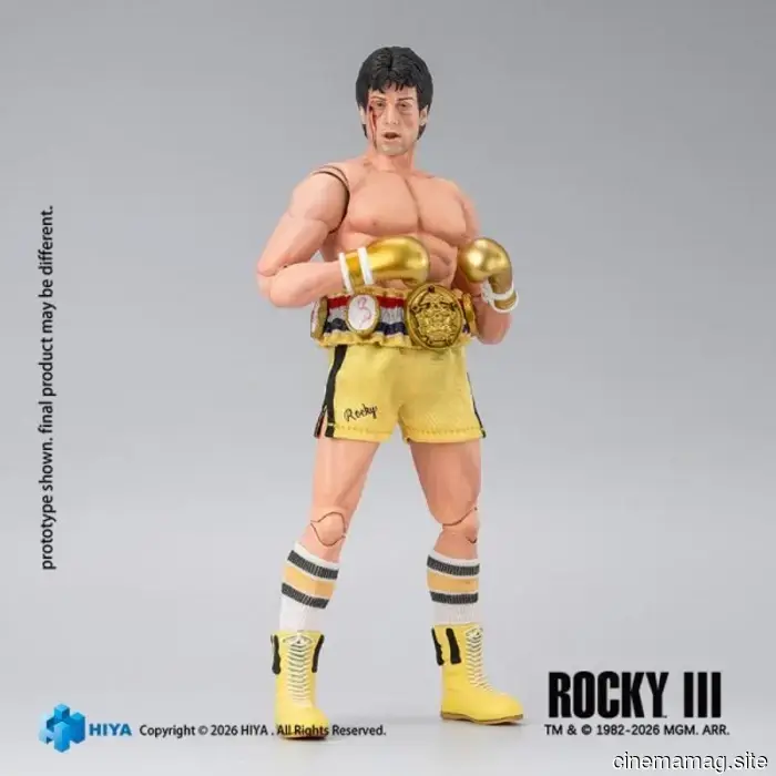 Hiya Toys annuncia la figura d'azione Rocky III Exquisite Super Series