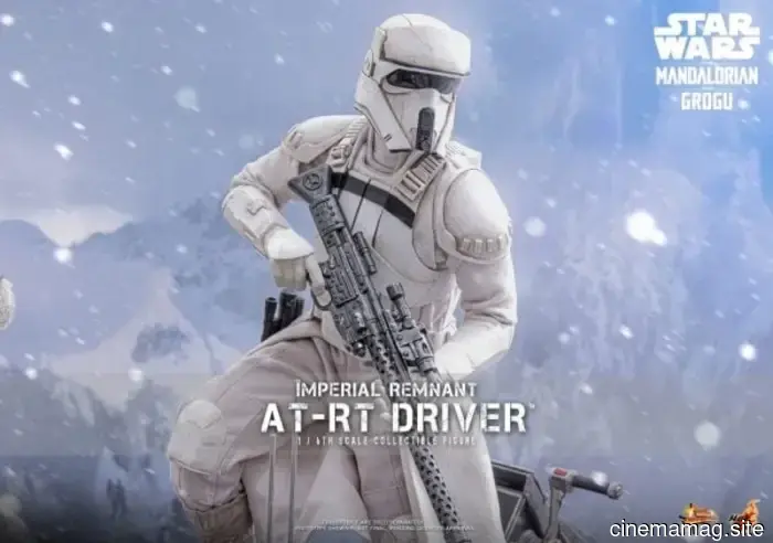 Hot Toys has revealed a sixth scale vehicle and figure set featuring the Imperial Remnant AT-RT and Driver from Star Wars: The Mandalorian, along with Grogu.