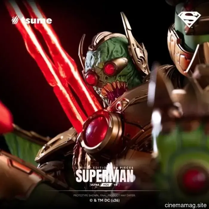 Tsume Art presenta la estatua coleccionable Ultra HQS de Superman inspirada en Jim Lee.