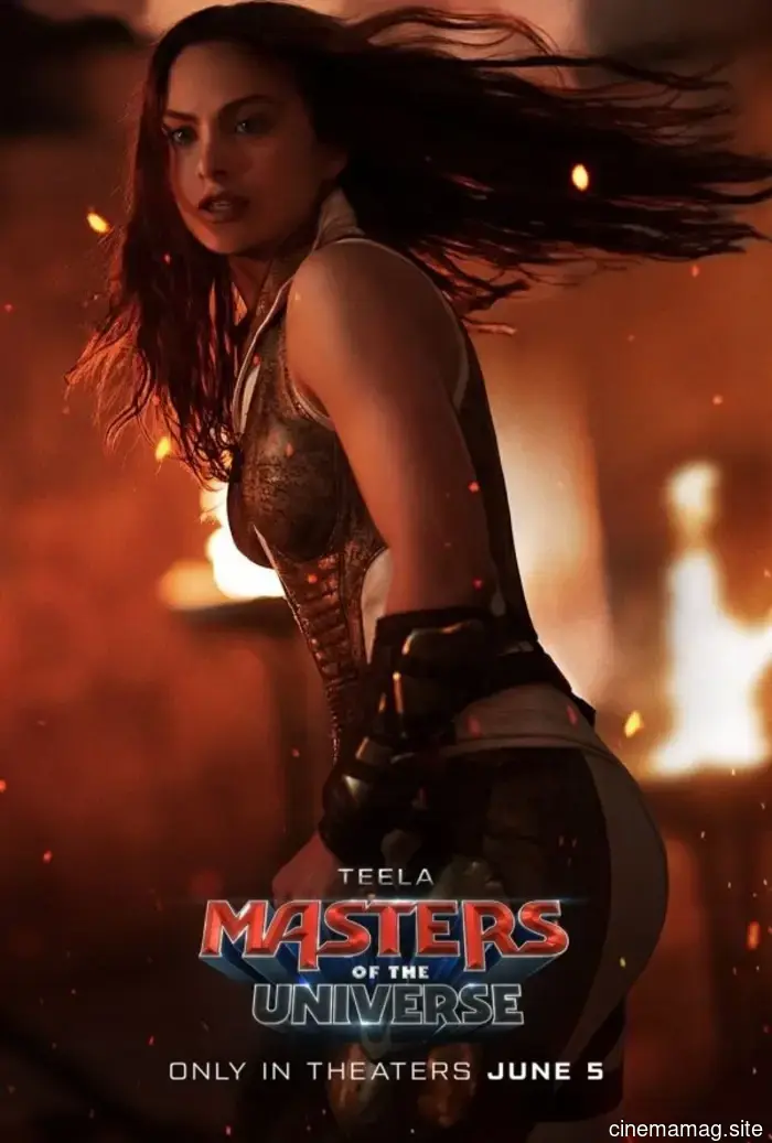 Character posters for Masters of the Universe highlight the movie's heroes and villains.