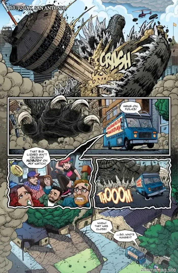 Comic Book Sneak Peek – Godzilla vs. America: Texas #1