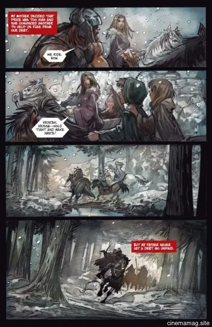 Vista previa del cómic – Fuego y Hielo: Darkwolf #1