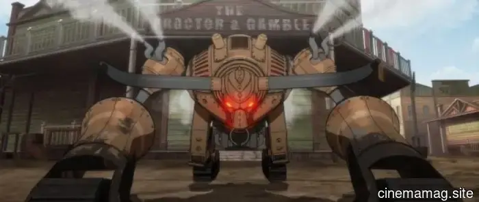Netflix svela la serie anime Steampunk Western Bass X Machina con trailer e immagini