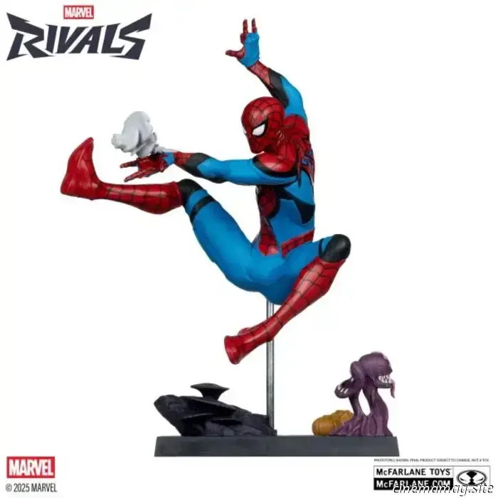 Spider-Man y Iron Man se unen a la línea Marvel Rivals de McFarlane Toys con figuras coleccionables.