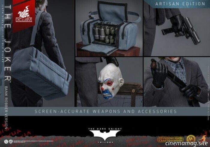 Джокер (Грабитель банков) Фигурка из серии Dark Knight Artisan Edition, представленная Hot Toys