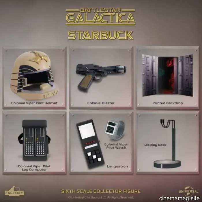 Starbuck e Apollo lanciano la collezione di figure in scala sesta di Battlestar Galactica di Factory Entertainment