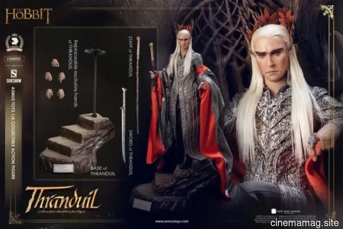 Asmus Toys presenta la figura coleccionable de Thranduil de Lee Pace de El Hobbit.