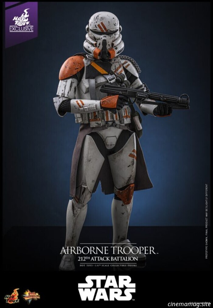Hot Toys Star Wars: La vendetta dei Sith Airborne Trooper (212th Attack Battalion) sesta scala figura rivelata