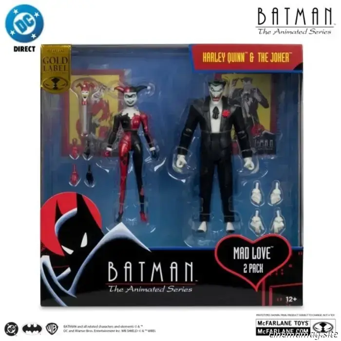 Batman: The Animated Series Harley Quinn & The Joker Mad Love Two-Pack