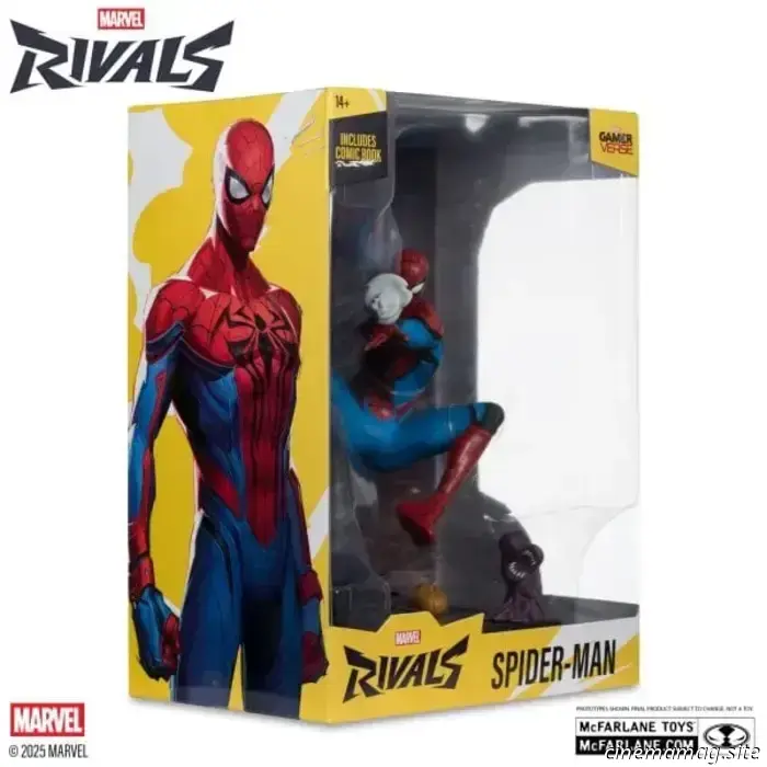 Spider-Man y Iron Man se unen a la línea Marvel Rivals de McFarlane Toys con figuras coleccionables.