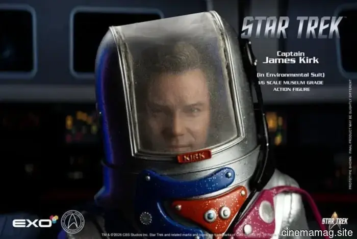 Figura de sexta escala del Capitán James T. Kirk de Star Trek en traje ambiental presentada por EXO-6