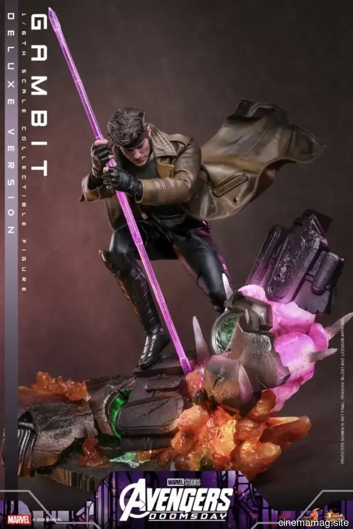 Channing Tatum's Gambit is now part of Hot Toys' sixth scale action figure collection based on Avengers: Doomsday.