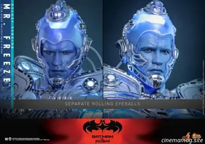 Arnold Schwarzenegger's Mr. Freeze is now part of Hot Toys' sixth scale figure collection for Batman & Robin.