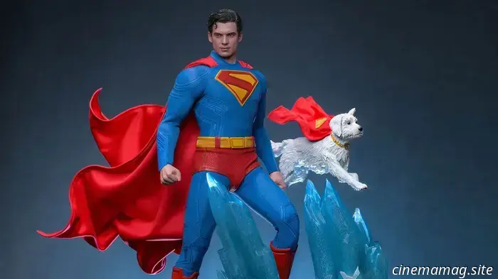 Hot Toys presenta ufficialmente le figure in scala sei di Superman e Krypto con David Corenswet come Uomo d'acciaio