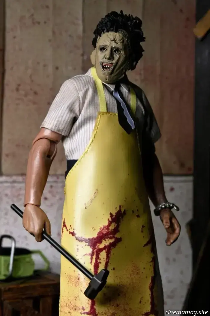 NECA introduces new figures of Leatherface from the Texas Chain Saw Massacre.