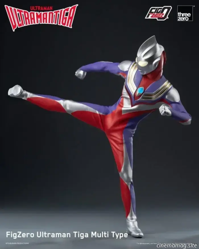 Threezero has revealed the sixth scale figure of Ultraman Tiga Multi Type from the FigZero Series.