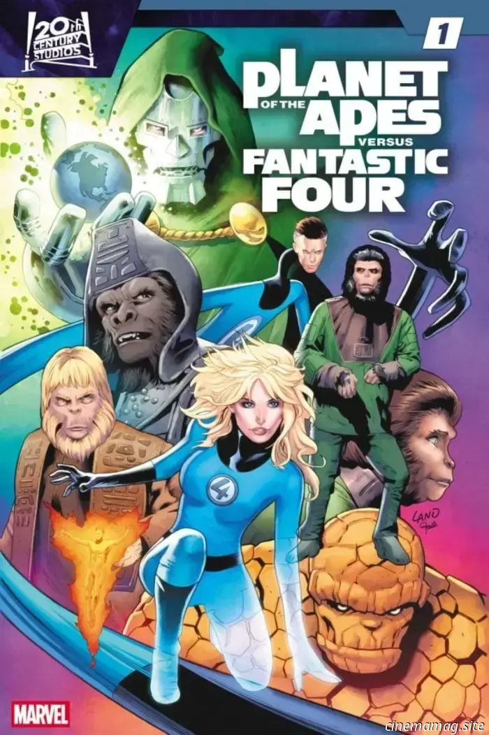 Marvel reveals a crossover series featuring Planet of the Apes and the Fantastic Four.