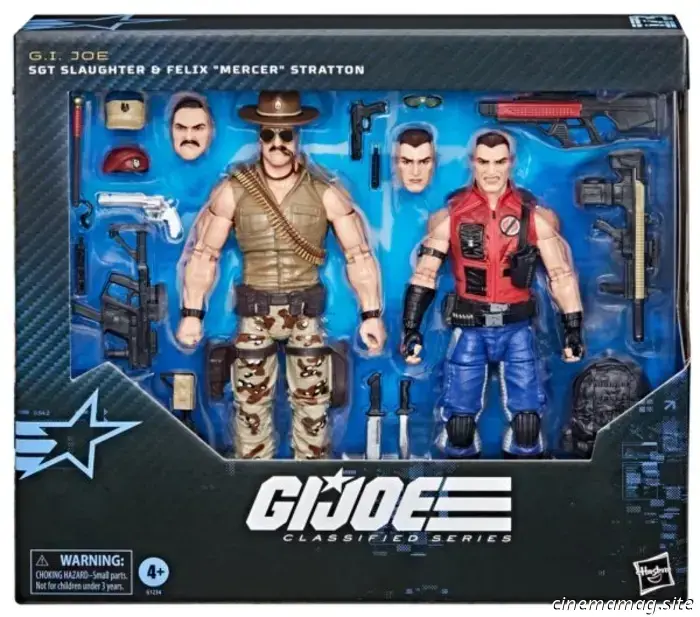 Las series clasificadas de G. I. Joe, A. W. E. Striker, Sgt. Slaughter & Mercer y Retro Cardback Troopers continúan Yo Joe June