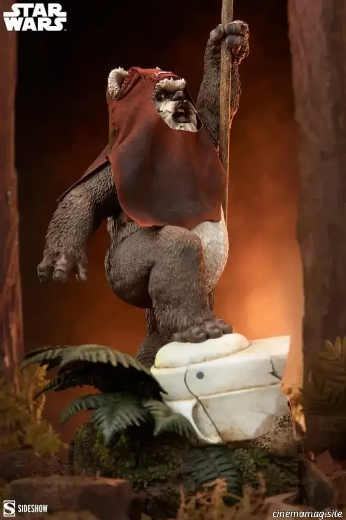 Wicket becomes intense for Sideshow's latest Star Wars Premium Format Figure.