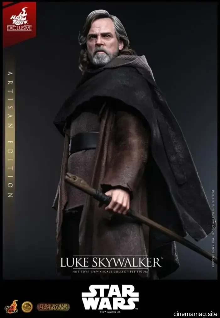 Hot Toys revela la figura de sexta escala Artisan Edition de Luke Skywalker de Star Wars: Los Últimos Jedi.